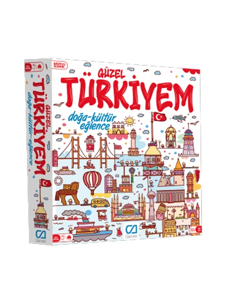 C&A Games Güzel Türkiyem 210 Parça Kutu Oyunu - 5