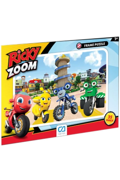 C&A Games Ricky Zoom Lisanslı 35 Parça Frame Puzzle - 3
