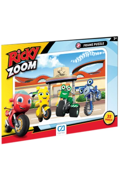 C&A Games Ricky Zoom-2 Lisanslı 35 Parça Frame Puzzle - 8