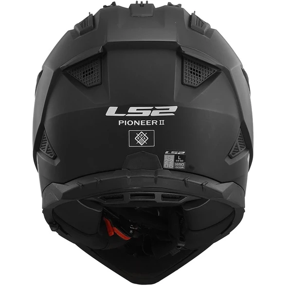 LS2 FAST 2 MAT SİYAH KASK - Resim 3