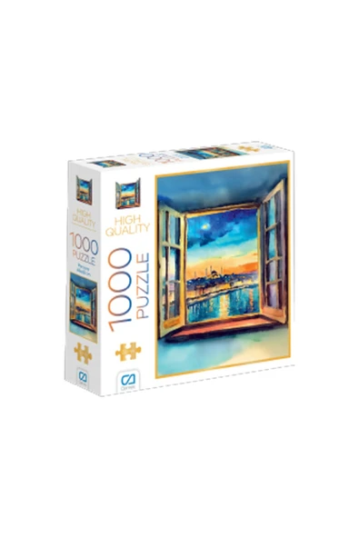 C&A Games Pencere 1000 Parça Puzzle