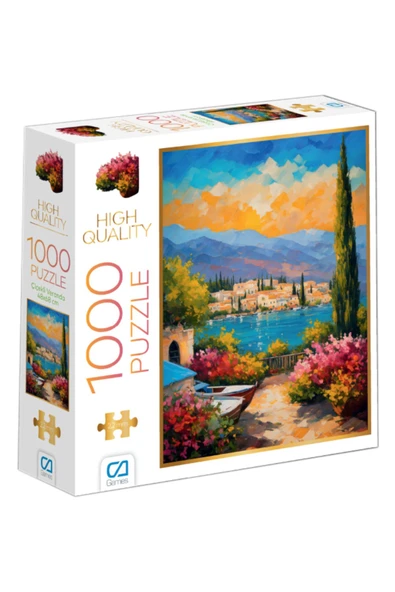 C&A Games Çiçekli Veranda 1000 Parça Puzzle - 3