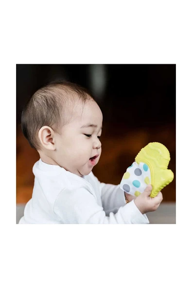 Bblüv Glüv Diş Kaşıyıcı Eldiven  Yeşil 3+ Ay - 7