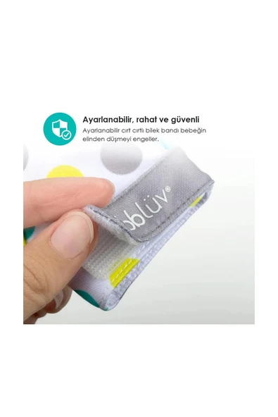 Bblüv Glüv Diş Kaşıyıcı Eldiven  Yeşil 3+ Ay - 4