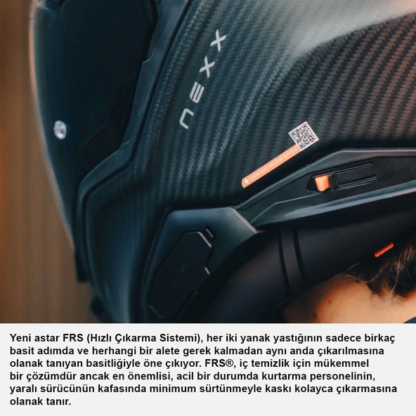 NEXX X.WST 3 FLUENCE MAVİ-KIRMIZI KASK - Resim 4