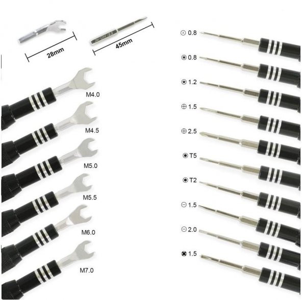 Jakemy JM-8158 Takım Çantası 35 Parça - 3