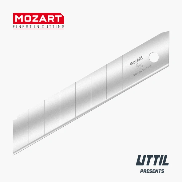 Mozart Blades 180.051 Ekstra Sert, Ekstra Keskin 18mm Kır-at 10'lu Yedek Bıçak