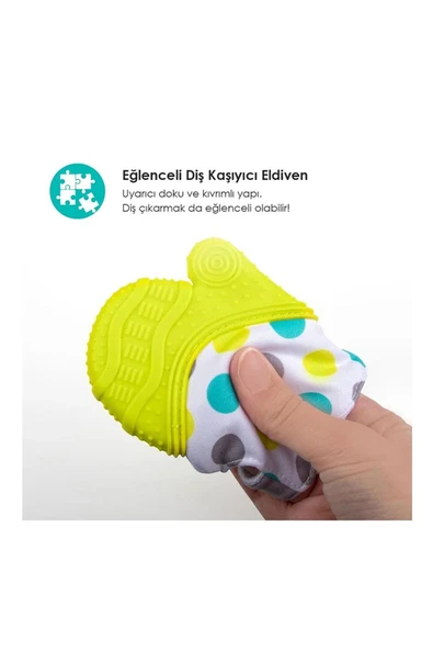 Bblüv Glüv Diş Kaşıyıcı Eldiven  Gri 3+ Ay - 4