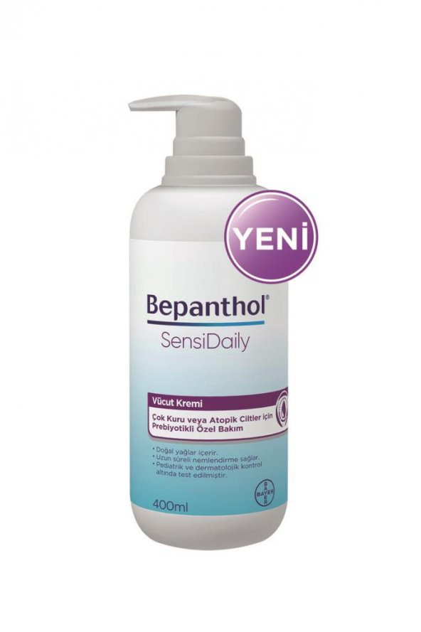 Bepanthol SensiDaily Pompalı 400 ml Vücut Kremi - 2