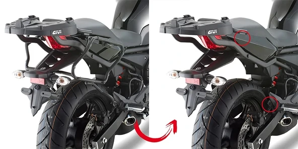 GIVIPLXR2110YAMAHAXJ6600(13-14)YANÇANTATAŞIYICI