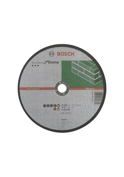 Bosch 230x3.0 mm Standard For Stone Düz Kesici Disk