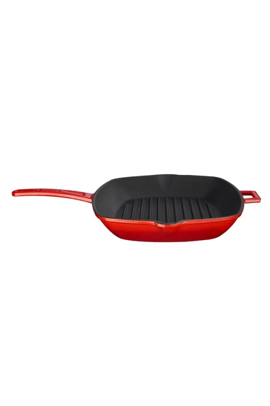 Lava 26*32 Izgara Metal Saplı Kırmızı Tava -LV P GT 2632 K0 R - 2