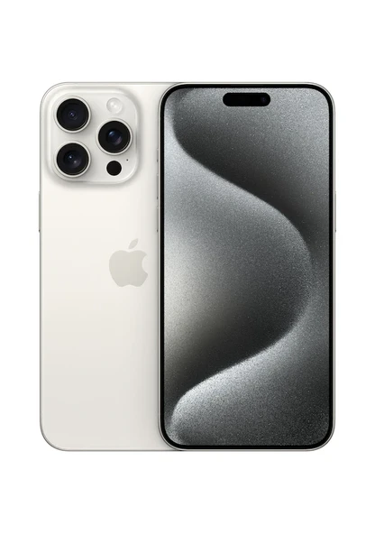 Apple iPhone 15 Pro Max 1 TB Beyaz Titanyum (Apple Türkiye Garantili)