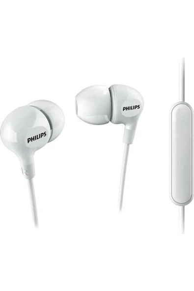 Philips SHE3555WT Beyaz Kulakıcı Mıkrofonlu Kulaklık
