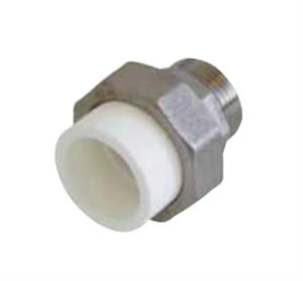 Kalde Pp Eco Oynar Başlı Erkek Rakor 25X3/4 Beyaz - 2