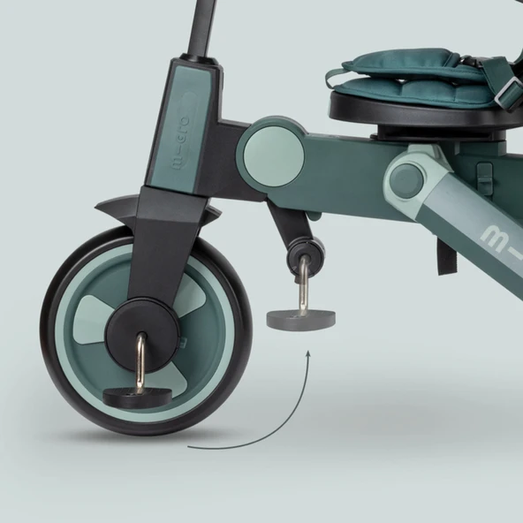 Micro 4in1 Katlanabilir Bisiklet Matcha  Yeşil 6+ Ay - Resim 10