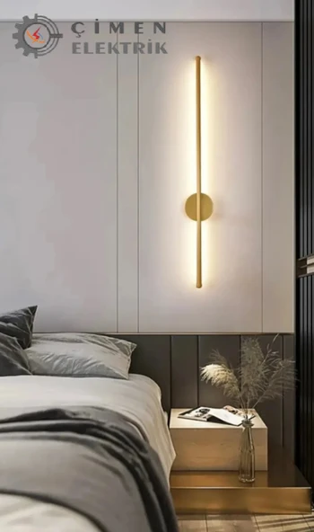 Çubuk Gold Kasa Dekoratif LED Aplik Gün Işığı 12W 80 CM - 3