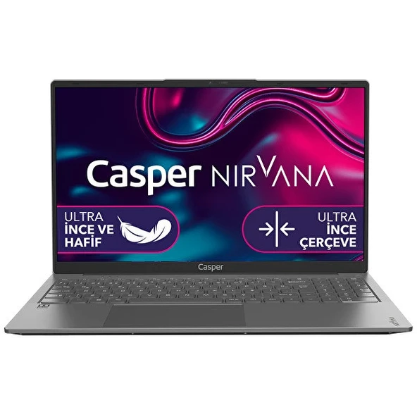 Casper Nirvana X600.1235-8e00t-G-F Intel Core i5 1235u 8 Gb Ram 500 Gb Nvme Ssd Intel Iris Xe Graphics G7 15.6 " W11 Home Metalik Gri Notebook