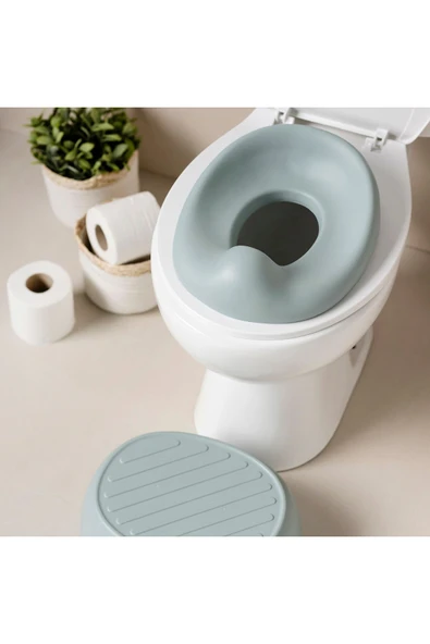 Nattou Potty Care 3 in 1 Lazımlık Oturak Ve Tuvalet Adaptörü - Yeşil. - 3