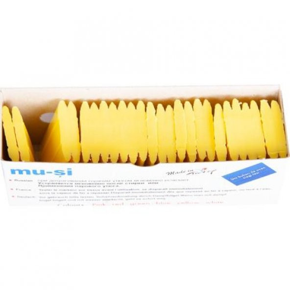 Muşi Çizgi Taşı Sarı Renk 25 Adet - 2