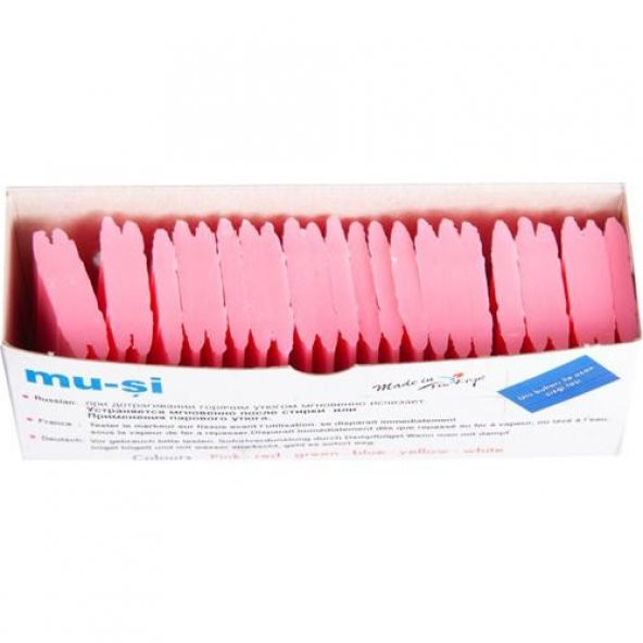 Muşi Çizgi Taşı Pembe Renk 25 Adet - 2