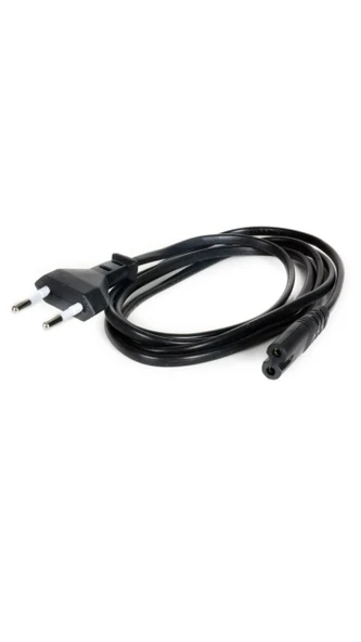 Enerji Kablosu, PS5/ PS4/ PS3 2 Pinli 1.5 Metre Enerji Güç Kablosu Teyp Fişi Radyo Fişi Tv AC En - 2