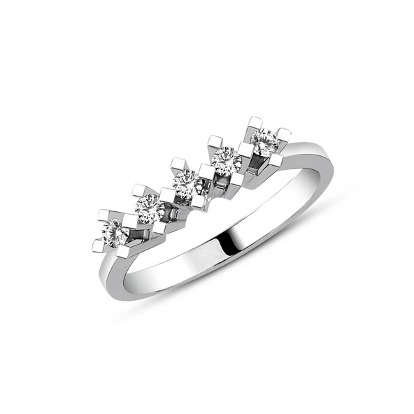 0.38ct Pırlanta Beştaş Yüzük-14k