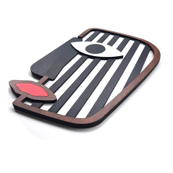 Dekoratif Maske, Ev ve Ofis Dekoratif Modern Duvar Dekoru - 4