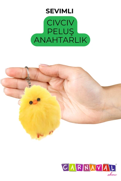 Carnaval Sevimli Sarı Civciv Peluş - 8