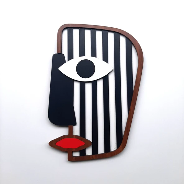 Dekoratif Maske, Ev ve Ofis Dekoratif Modern Duvar Dekoru - 2