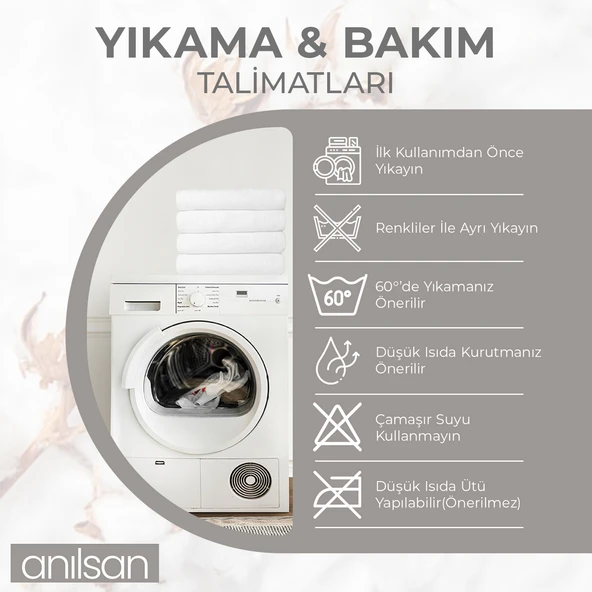 2'li Greek Ayak Havlusu - 50x70 Cm, 245 Gr, %100 Pamuk, Spa Ve Otel Banyo Paspası, Günlük Kullanıma - 4