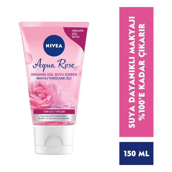 Nıvea Aqua Rose Organık Gul Suyu Iceren Makyaj Temızleme Jelı 150 Ml