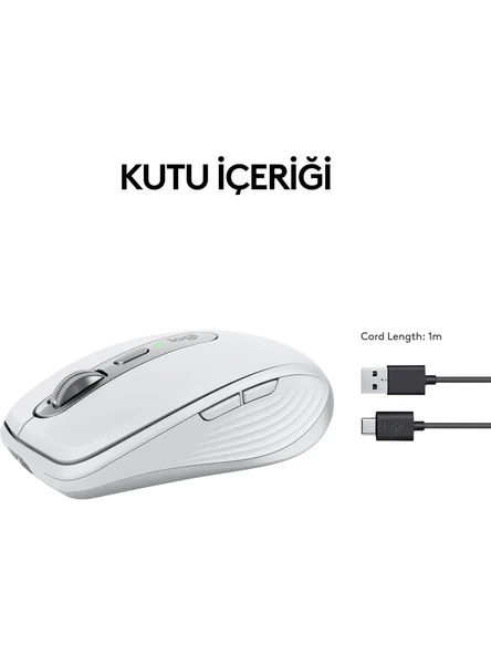 Logitech MX Anywhere 3 910-005989 Gri Şarjlı Lazer Kablosuz Mouse - 2