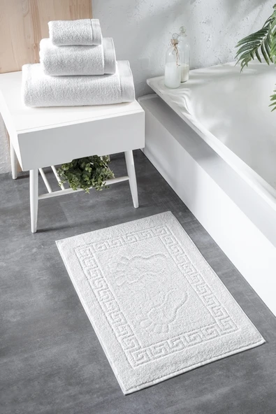 6'lı Greek Ayak Havlusu - 50x70 Cm, 245 Gr, %100 Pamuk, Spa Ve Otel Banyo Paspası, Günlük Kullanıma - 3