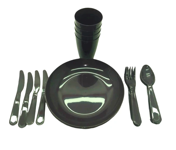 PİKNİK SETİ PLASTİK 20 PARÇA .TABAK-BARDAK-ÇATAL-KAŞIK-BIÇAK (4172)
