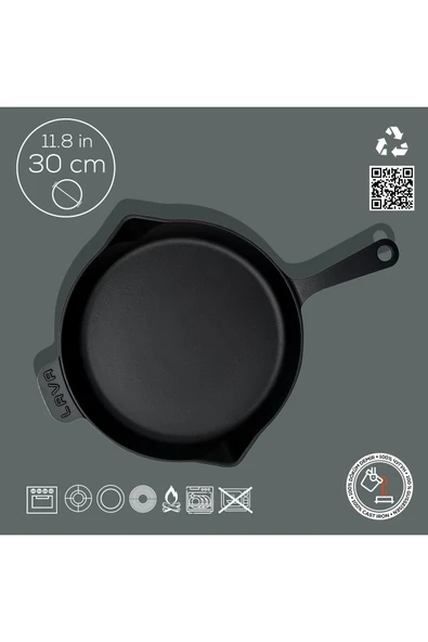 Lava 30Cm Metal Kulplu Kızartma Tavası - LV ECO Y TV 30 - 4