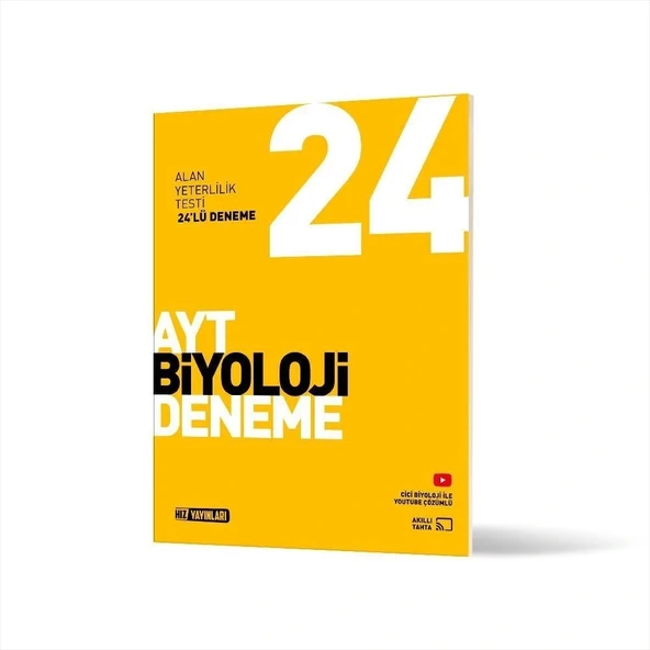 Hız Yayınları AYT Biyoloji 24'lü Deneme