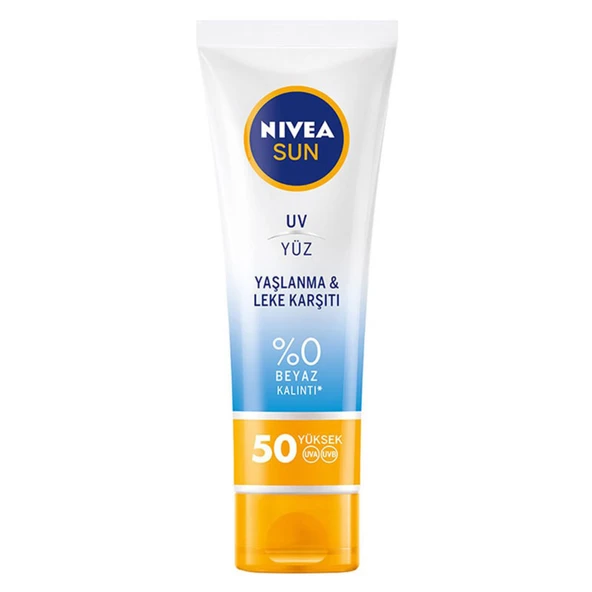 Nıvea Nsun Yaslanma Ve Leke Karsıtı Yuz Kremı Spf 50 50 Ml