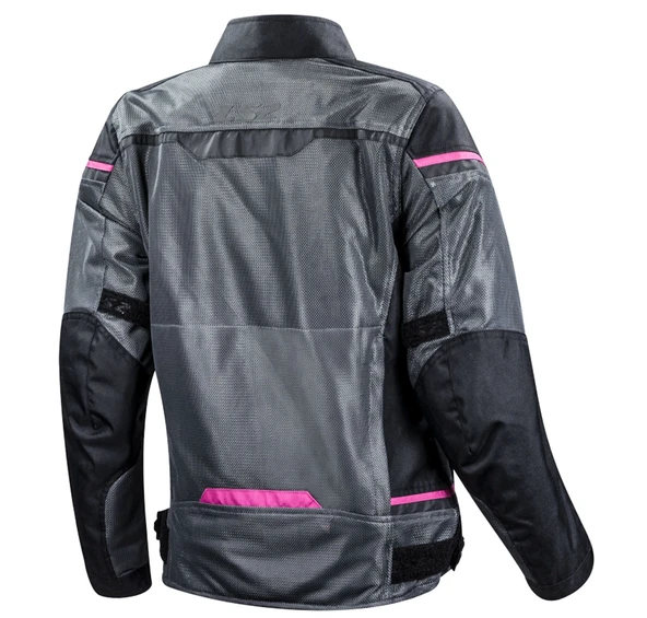 LS2 RIVA KADIN MONT SİYAH-GRİ-PEMBE - 2
