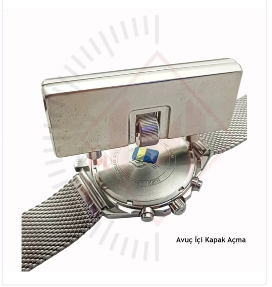METAL AVUÇ İÇİ SAAT KAPAK AÇMA ANAHTARI - Resim 6