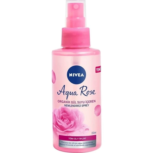 Nıvea Aqua Rose Organık Gul Suyu Iceren Nemlendırıcı Sprey 150ml