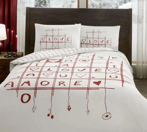 TAÇ GLOW RANFORCE ROMENTA NEVRESİM TAKIMI KIRMIZI ÇİFT KİŞİLİK ürün görseli