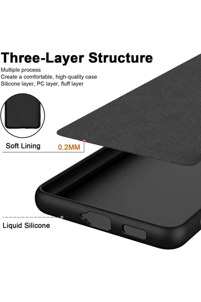 Xiaomi Poco X5 Pro 5G Kılıf Lansman İçi Kadife Şık Sade Görünüm Azn-NNO - Resim 3