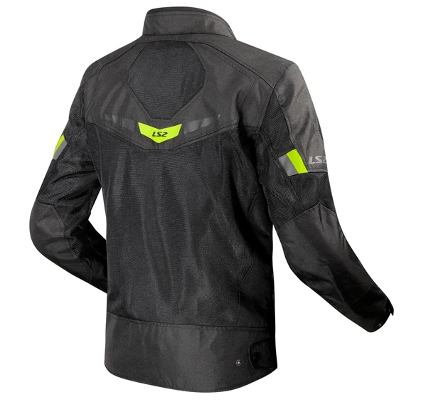 LS2 BLADE AIR MONT SİYAH-NEON SARI - 2