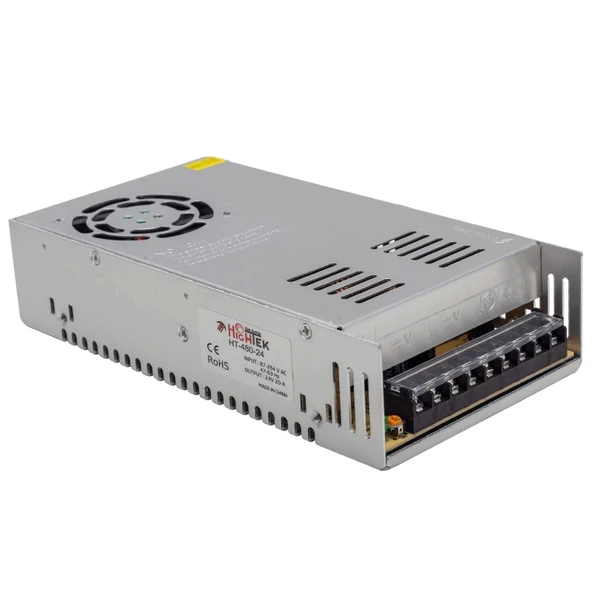 HIGHTEK HT1100 24 VOLT - 20 AMPER - 500 WATT METAL KASA ADAPTÖR (4172) - 3