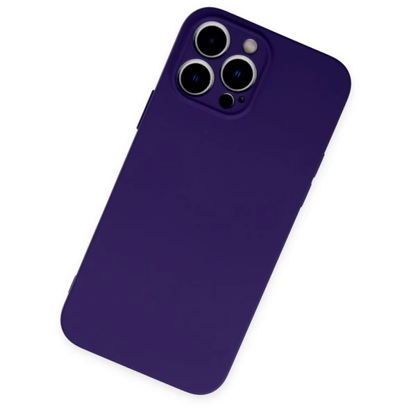 Apple iPhone 13 Pro Max Kılıf Lansman İçi Kadife Şık Sade Görünüm Azn-NNO - Resim 2