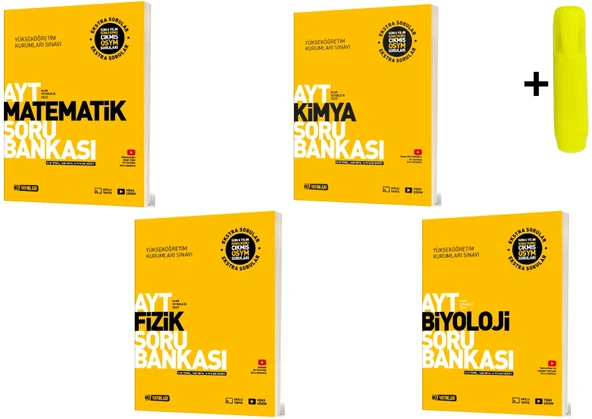 Hız Yayınları Ayt Sayısal Matematik Fizik Kimya Biyoloji Soru Bankası Yeni
