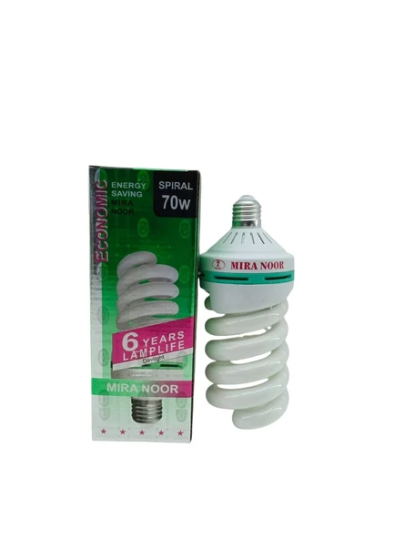 70W   E27   KIVRIK  EKONOMİK TASARRUFLU AMPUL 6500K - 0.26A - 8000h (4172)