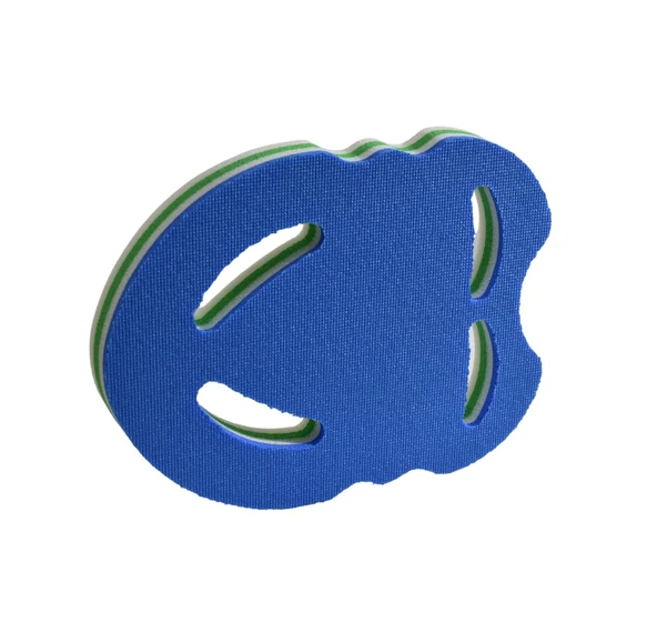 4 Delikli Yüzme Tahtası Mavi-Beyaz 40x30cm