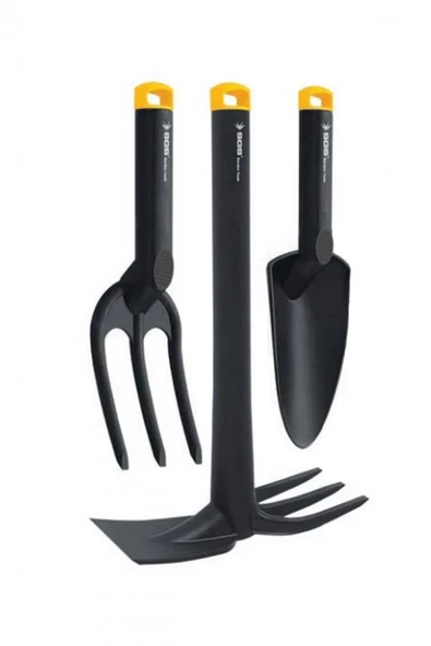 Sgs 3 Parça Bahçe Seti - Çapa Tırmık Kürek Set - 2